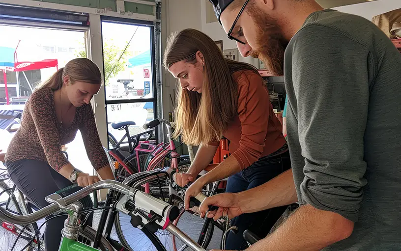 Se déplacer à vélo pour se rendre au bureau